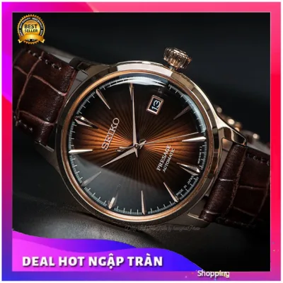 { ĐỒNG HỒ BẢO TÍN SHOP SỊN } Đồng Hồ Seiko cơ automatic Presage Automatic Sang Trọng + Full Box Thẻ Bảo Hành