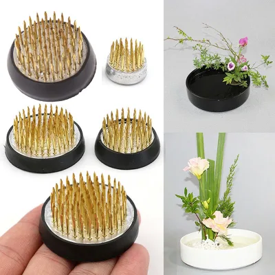 Bàn Chông Cắm Hoa Ikebana Thủy Tinh Bingbing Dụng Cụ Cố Định Hoa Decor Nghệ Thuật