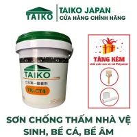 Sơn Chống Thấm Ngược, Môi Trường Ẩm Nhà Vệ Sinh, Bể Cá, Bể Âm TAIKO CT4 - Tặng Kèm Vải Kết Cấu