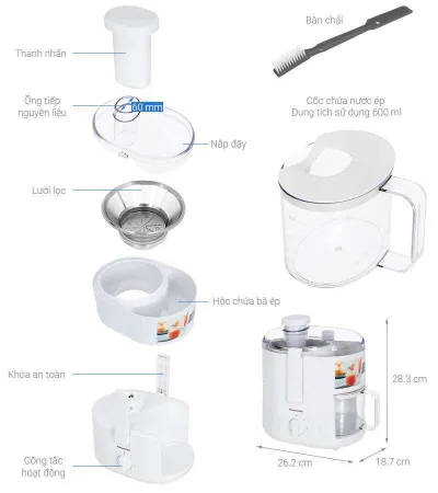 Phụ kiện máy ép Panasonic MJ-CS100WRA MJ-CS101WRA