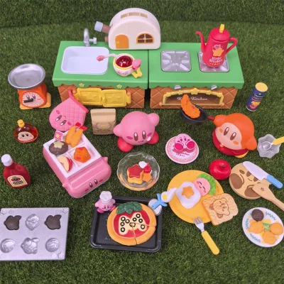 8 Cái / bộ Hoạt Hình Anime Kirby Trò Chơi Hình Nhà Bếp Nhà Chơi Trái Cây Món Tráng Miệng Món Ăn Ngon PVC Nhân Vật Hành Động Mini Bộ Sưu Tập Mô Hình Đồ Chơi Búp Bê
