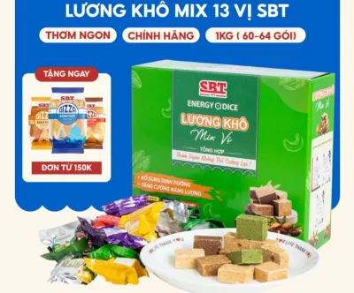 Sbt Dry Food Mix 13 Flavors 1kg Box Delicious and Energy-Boosting - Genuine Sbt Dry Food