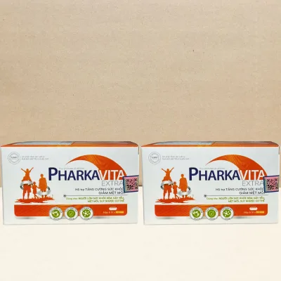Combo of 2 Boxes of Pharkavita Extra White Orange 60 Tablets - Rostex - Vinaphar - Healing Vitamins - Multivitamins