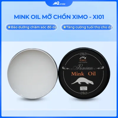 Mink Oil mỡ chồn XIMO chuyên bảo dưỡng làm mới và phục hồi đồ da, giày da, túi xách, áo da,... XI01