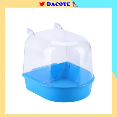 Hộp khay tắm cài lồng chim DACOTE tiện lợi phụ hợp mọi loại lồng