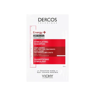 Dầu gội giúp ngăn ngừa và giảm rụng tóc Vichy Dercos Energising Shampoo Hairloss 6ml