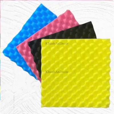 Tấm mút trứng (hột gà) tiêu âm , kt 30x30-40x40-50x50 dày 3cm/5cm cho phòng thu, live, hát, nghe nhạc