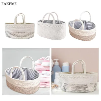 Dụng cụ sắp xếp tã cho bé, Thùng đựng đồ cho trẻ mẫu giáo, Dây Cotton, Giỏ đựng tã, Túi đựng tã cho trẻ sơ sinh