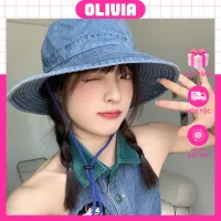 Nón Bucket Phong Cách Cao Bồi Thời Trang Xuân Hè Dễ Phối Đồ Cho Nam Nữ Olivia MBK160