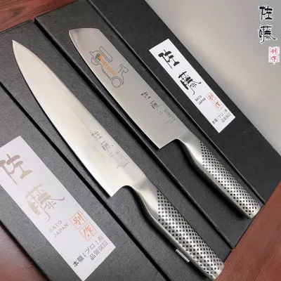 Dao Thái SATO ĐẲNG CẤP SIÊU BÉN. Dao Thái Sato Mẫu Mới Công Nghệ ĐÚC NGUYÊN KHỐI NHẬT BẢN. Dụng cụ nhà bếp chuyên dùng thái Sashimi, phi lê mỏng - Hàng Nội Địa Nhật