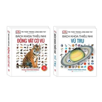 Sách - Combo 2c Bách khoa thiếu nhi động vật có vú + Bách khoa thiếu nhi Vũ trụ (bìa cứng)