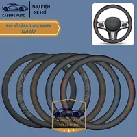 Bọc Vô Lăng Ô Tô 3D Da Nappa Cao Cấp Siêu Mỏng - Thiết Kế Lỗ Thoát Khí, Chống Trơn Trượt - Hàng Chính Hãng