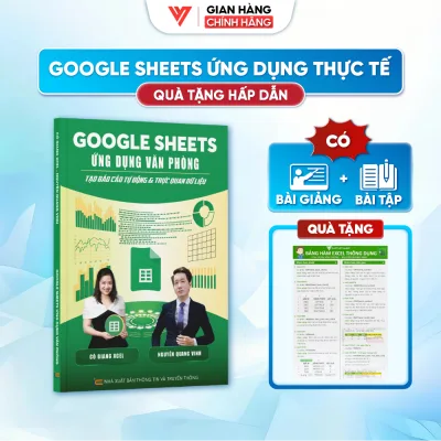 Google Sheets Book: Office Applications for Creating Automatic and Visual Reports with Data, Includes Course Videos + Free Formula Sheet