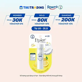 Son dưỡng môi không màu chuyển kem mịn LipIce Creamy