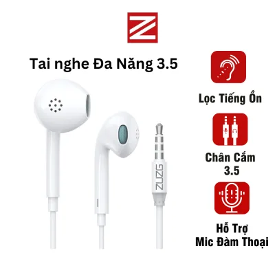Tai nghe có dây nhét tai chống ồn dành cho các dòng điện thoại ZUZG E01
