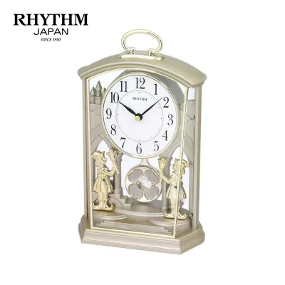 Đồng hồ để bàn Rhythm 4RP796WR18 Kt 14.0 x 22.8 x 8.3cm, 390g Vỏ nhựa, dùng Pin