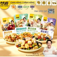 Ganyuan Hạt Toàn Diện Đậu Nhiều Màu Sắc Hàng Ngày Hạt Tôm Hạt Đậu Hỗn Hợp Hương Vị 32 Gói