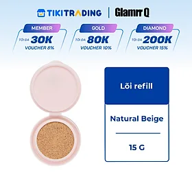 Phấn nước trang điểm dưỡng da GLAMRR Q LONG WEAR DD CUSHION by Gilaa (1 lõi x 13g)