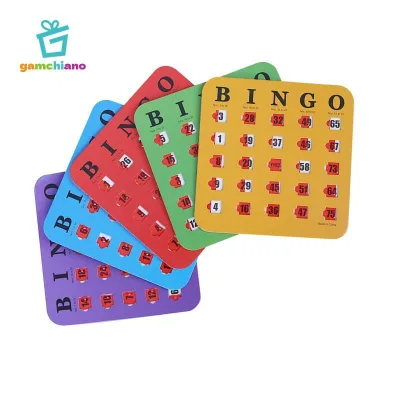 Gamchiano Gia Đình Vui Nhộn Bingo Thẻ Trò Chơi Có Thể Tái Sử Dụng Trượt Bảng Cửa Sổ Hoạt Động Tiệc Cho Du Lịch Đường Bộ Trò Chơi Xếp Hình