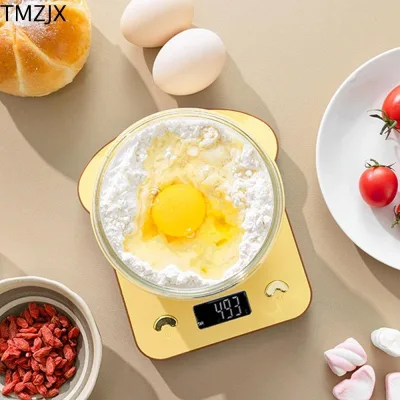 Cân kỹ thuật số bánh mì nướng TMZJX, Cân điện tử nhà bếp hình bánh mì nướng sáng tạo, Màn hình LCD thân thiện với người dùng chạy bằng pin Cân cà phê kỹ thuật số gia dụng Phụ kiện nhà bếp
