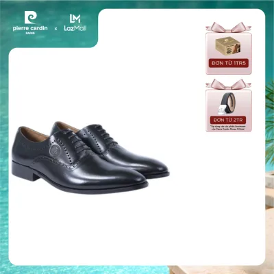 Pierre Cardin Pcmfwli 375 Cowhide Brogue Lace-Up Western Shoes