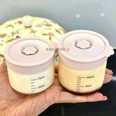 Hũ thủy tinh đa năng nhiều size làm sữa chua, caramel, chưng yến, đựng các loại gia vị, hạt,... Kim Nhà Xinh