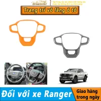 Xe Ford trang trí vô lăng bằng sợi carbon ABS hoa văn nội thất bằng sợi carbon sửa đổi phụ kiện ô tô phù hợp cho Ranger 2023 2024 T9