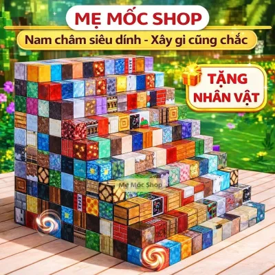 Khối Nam Châm Từ Tính Block, Đồ Chơi Khối Xây Dựng Mô Hình Giáo Dục Cho Trẻ Em