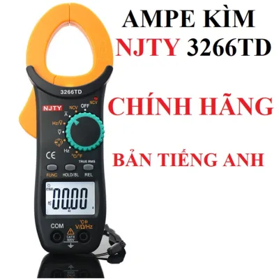 Ampe kìm dòng NJTY 3266TD Đo Tụ,Tần Số, Nhiệt Độ đồng hồ vạn năng kìm kẹp dòng BẢN TIẾNG ANH
