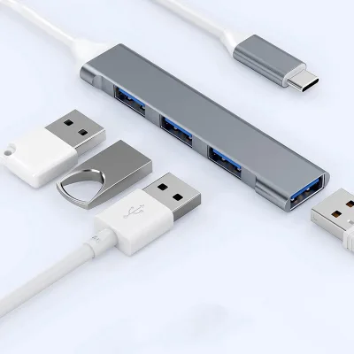 Bộ Chia 4 Cổng USB 3.0 Bộ chia cổng Hub USB và Hub Type C [3.0] Đa Năng Tiện Dụng Cho PC Laptop