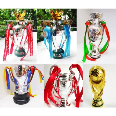 Mô hình cup bóng đá 15-16cm ngoại hạng Anh và các giải đấu