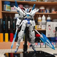 ✨ （tặng kèm base）Mô hình HG Transient , 1/144 Mô hình nhựa, Xếp hình sưu tập