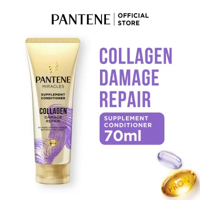 Kem Xả Tóc Siêu Dưỡng PANTENE Miracles Ngăn Rụng Tóc Biotin/ Phục Hồi Hư Tổn Collagen - Tuýp 70ml