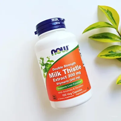 Viên uống giải độc gan, hạ men gan Milk Thistle 300mg Silymarin Now (Mỹ) chiết xuất cây kế sữa