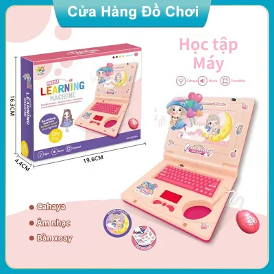 Đồ Chơi Máy Tính Laptop Cho Bé, Máy Tính Bảng Có Chuột Kèm Đèn Led Phát Nhạc Giúp Dục Sớm Khai Sáng Cho Trẻ Em