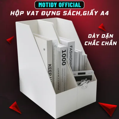 Giá kệ đựng sách, đựng tài kiệu, hồ sơ, giấy a4 để bàn MOTIDY dùng để sắp xếp decor bàn học, bàn làm việc, văn phòng