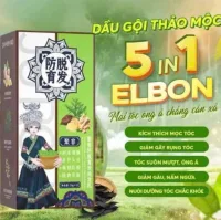 Hộp 10 Gói Dầu Gội Thảo Mộc Chiết Xuất Củ Gừng Giảm Rụng Tóc, Kích Thích Mọc Tóc