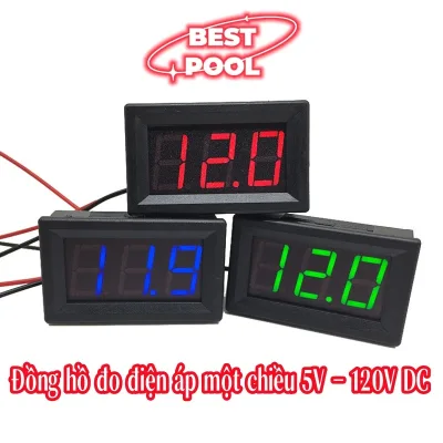 BESTPOOL - Đồng hồ đo điện áp một chiều 5V - 120V DC