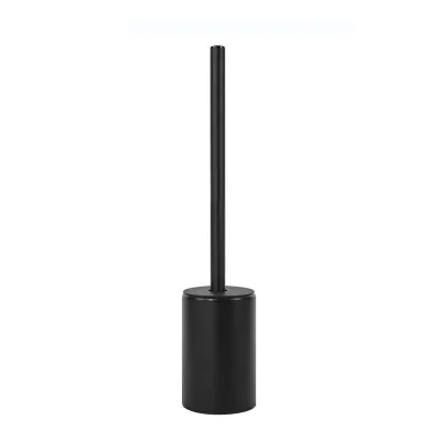Bàn chải vệ sinh bằng thép không gỉ TPR Tóc mềm Sáng tạo Bộ bàn chải vệ sinh nhà vệ sinh Loại đứng Sàn Bàn chải vệ sinh không cần lắp đặt 041