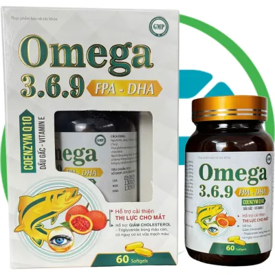 Omega 3.6.9 Fda - White Dha - Hanoi - Vinaphar - Healing Vitamins - Multivitamins
