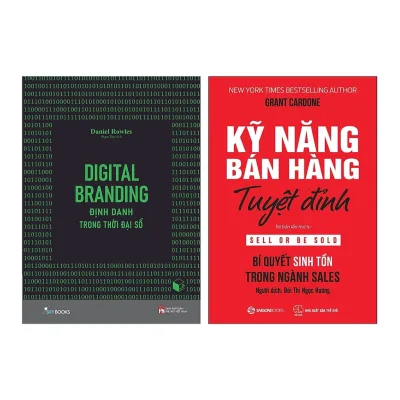 Sách - Combo 2Q Marketing: Digital Branding - Định Danh Trong Thời Đại Số + Kỹ Năng Bán Hàng Tuyệt Đỉnh
