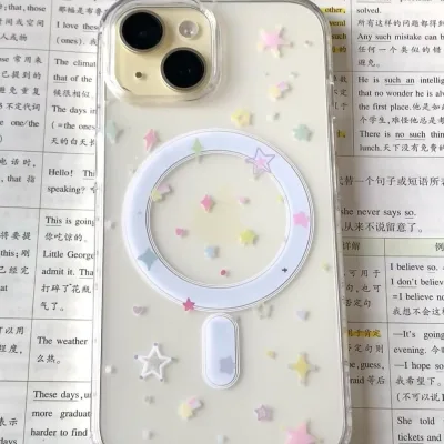 Vỏ hút từ trong suốt dành cho điện thoại, phù hợp với các mẫu như 17/16 Pro Max/15 Pro/14 Pro/13 Advanced