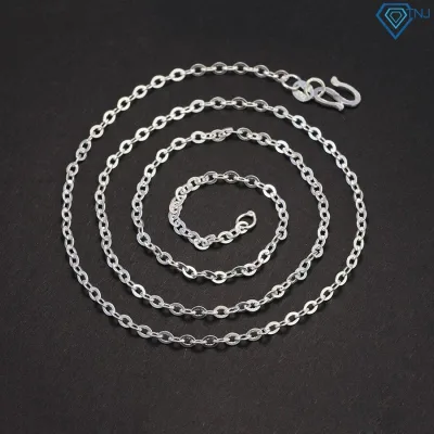Silver Link Chain Necklace Without Pendant for Women Dnk0001 - Tnj Jewelry