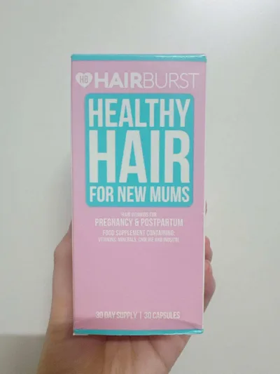 Viên uống dưỡng tóc, chăm sóc tóc sau sinh Hairburst UK Hộp 30 Viên