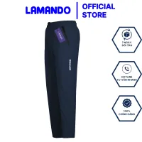Quần Dài Thể Thao Nam Lamando Túi Khóa Kéo 2 Bên Chất Dù Thoáng Co Giãn Lưng Kèm Dây Rút
