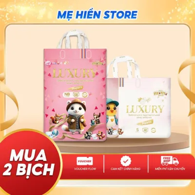 Tã Bỉm Momo Luxury Chính Hãng, Bỉm Dán/Quần Cao Cấp, Bỉm Đóng Đêm Cho Bé Đủ Size