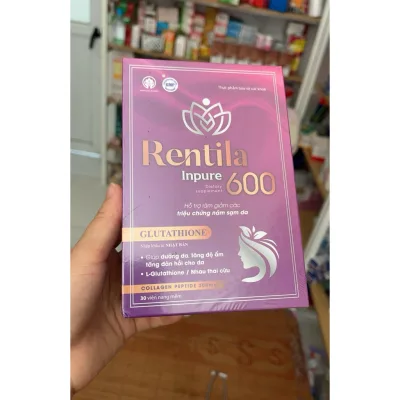 RENTILA inpure 600 ( hỗ trợ giảm các triệu chứng nám sạm da ), thực phẩm chức năng