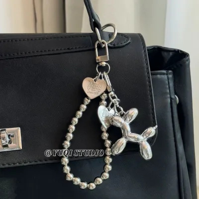 Dây chuyền điện thoại di động Silvery Dây tình yêu mới Bóng kim loại Dây điện thoại Dây điện thoại di động Dây điện thoại
