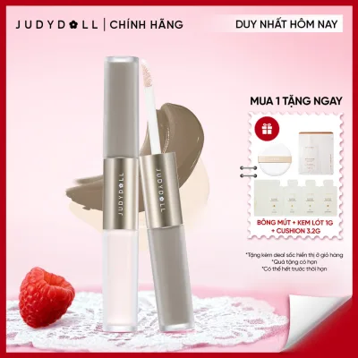 JUDYDOLL Kem Tạo Khối & Bắt Sáng 4.8g Lâu Trôi Tự Nhiên Dạng Lỏng Dễ Sử Dụng Cho Người Mới Bắt Đầu