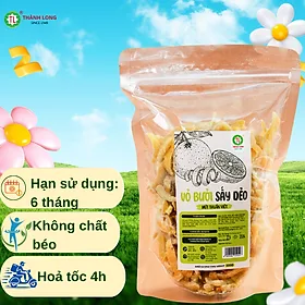 Vỏ Bưởi Sấy Dẻo 200g/500g Thành Long - Việt Nam - Mứt Ngon Ít Ngọt Tốt Cho Sức Khoẻ